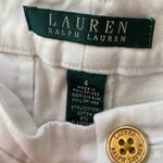 Ralph Lauren Lauren Women's Bi-Stretch Twill Shorts White Size US 4 Photo 3