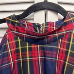 ASOS  Plaid, Cold Shoulder, Long Sleeve Mini Dress Size 8 Photo 4
