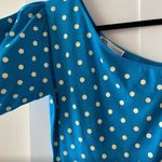 ZARA  Blue Polka Dot Dress Photo 1