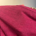 Banana Republic | Cranberry Color Merino Wool V-Neck Sweater Sz M Photo 10