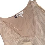 Jennifer Lopez  Tan V-Neck Tank Top Photo 3