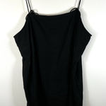 Old Navy NWT  Size XXL Petite Black Linen‎ Blend Spaghetti Strap Summer Sun Dress Photo 0