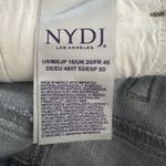NYDJ Jeans Womens 16 Blue Light Wash Jenna Straight Ankle Rolled Raw Hem Casual Photo 6