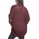 prAna Lima Cocoon Knit Shawl Short Sleeve Cardigan Sweater Purple Red Size XS Photo 2