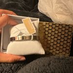 Michael Kors NIB AUTHENTIC HERITAGE PLAQUE SILVER MKJ3840040 BRACELET Photo 7