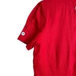 Brooks Brothers Vintage Women Sheath Dress 6 Midi Red Irish Linen Career Luxe Photo 5