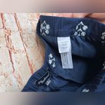 Madewell  | Navy & White Floral Stamped Shorts with Pockets Photo 3