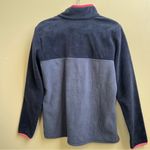 Columbia  blue woman’s fitted fleece jacket sweatshirt Size M Photo 3
