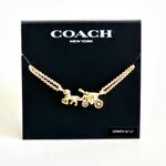 Coach New Horse and Carriage Double Chain Necklace
(Price is firm) Photo 2