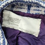 Vintage Drazens Tweed Blazer and Skirt Suit Set Blue White Size undefined Photo 2