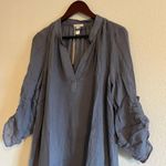 Eberjay NWT Eberjey Summer of Love Lightweight Darwin Dusty Blue Cover Up Dress Sz S/M Photo 2