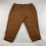 Old Navy Sisal Brown Linen Blend High Rise Slim Leg Pant 2X Photo 0