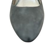 Cole Haan Women's Alanna Pump Heels Size 7 Gray Suede Glitter Block Photo 8