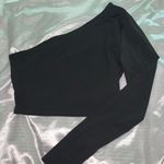 Black Off The Shoulder Crop Top Photo 1