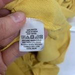 Blush Sz XL Romper Yellow Crochet Flutter Sleeve Off Shoulder Tie Waist Women’s Photo 7