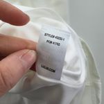 Lulus Dress Womens Medium White Shift and Shout Shift Mini Bridal Photo 6