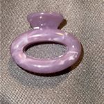 Purple Hair Claw Clip Photo 3