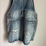 Free People NEW BAXTER DENIM JUMPER IN GRUNGE BLUE MEDIUM Photo 6
