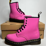 Dr. Martens  Unisex 1460 Patent Leather 8 Eye Boot in Thrift Pink Photo 0