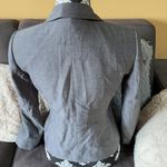 Tahari  Arthur S. Levine Gray Blazer Jacket Size 2P Photo 6
