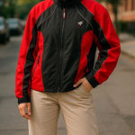 Vintage Y2K 2000s Joe Rocket Motorcycle Racing Jacket Women’s Large Red Black Photo 0