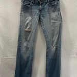 Abercrombie & Fitch Original Distressed Denim Jeans Size 6 Bootcut Worn Basic Photo 0