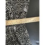 Bar III  Jumpsuit Women SMALL Black Cream Polka Dot Sleeveless Pockets Romper Photo 8