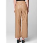 BLANK NYC Pants Women Size 31 The BAXTER IN LUCKY NUMBER PANT Faux Leather Tan Photo 1