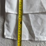 ZARA  Women’s Colorblock V-Neck Top Size M Rust Orange White Photo 6