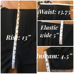 Black High Waist 4.5” Inseam Biker Short With Waist Trainer Size L Size L Photo 5