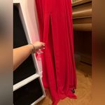 Lulus  Women's Red Heavenly Hues Magenta Maxi Dress Size Small V Neck Sleeveless Photo 6