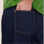 Kate Spade X Target NWOT High Rise Straight Leg Wide Cuff Size 0 Blue Photo 1