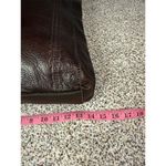 Lucky Brand  Women's Brown Leather Tote Bag Woven Details Casual​​ Photo 4