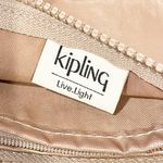 Kipling  CREATIVITY LARGE PLUS TOASTY GOLD‎ Nylon Wristlet Wallet Multi Pocket Photo 3
