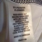 Zelos Seamed Long Sleeve Shirt-Small-White-Activewear-Thumb Hole-Contrast Stitch Photo 8