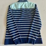 Vineyard Vines  Navy and White Striped Quarter-Zip Photo 4