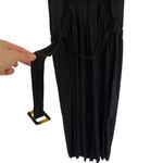 Cacique  Black Jumpsuit 14 16 Wide Leg Spaghetti Strap Stretchy Photo 6