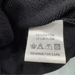 Belldini Black Long Sleeve V Neck Sweater with Rhinestones Slim Fit Dressy Size L Photo 5