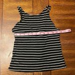 American Eagle AEO Striped Ribbed Lace-Up Tank - Medium Photo 11