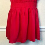 Womens Red Short Rompers Tie Front Medium NWOT Photo 11