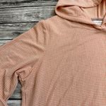 Weatherproof Vintage Womens Lightweight Hoodie Orange White Gingham M Med Medium Photo 5