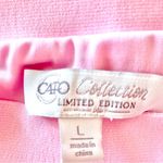Cato Collection Pink Textured 3D Floral Rosette Skirt. Photo 3
