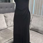 🌸AMTIOUS ruched stretch long dress ✨ Black Size L Photo 3