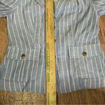 J.‎ Peterman Red Blue White Stripe Cotton Blazer Jacket Womens 0 Photo 9