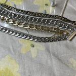 Jenny Bird  Austin Cuff Mixed Metals Stacked 5 Chain Bracelet Brand New Photo 1