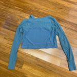 Gymshark Ribbed Long Sleeve Top Womens Size Medium Cutout Thumb Hole Athletic Photo 3