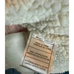 JACK NWT Women's Brown Faux Leather Shearling Open Vest Size L 70s Penny Lane Photo 8