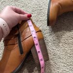 American Eagle  Chestnut Brown Heeled Boots Booties Women's Size 8 Strappy Photo 5