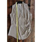 Chelsea28 Sleeveless Asymmetrical Side Cinched Womens Top/Blouse by  Size Medium Photo 8