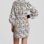 Diane Von Furstenberg DVF  100% Silk Abstract Geometric Print Dress Size 6 Photo 2